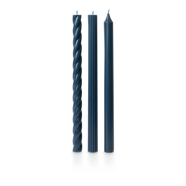 Illume Assorted Deep Blue Candle Tapers