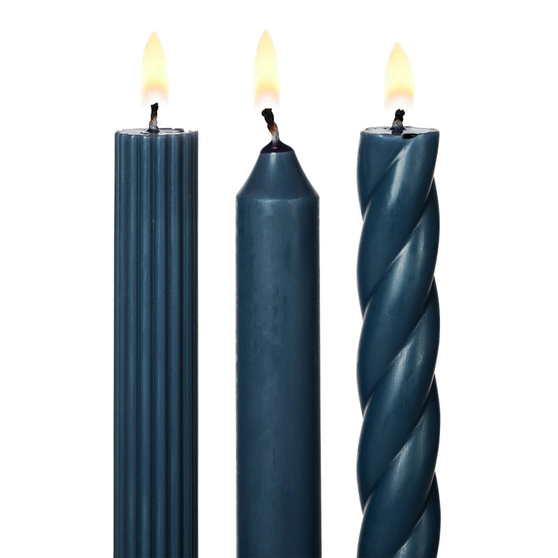 Illume Assorted Deep Blue Candle Tapers