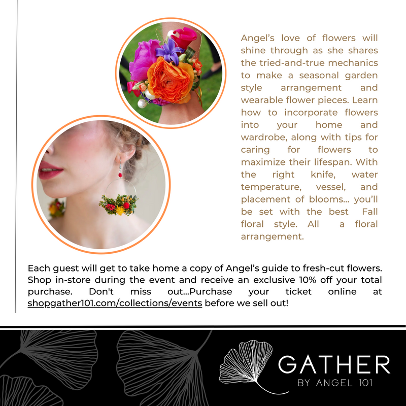 GATHER & GRAZE: Flowers 101 | 09.27.23