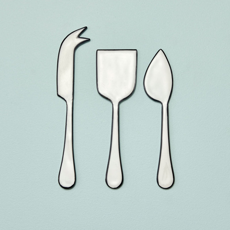 Harlow Enamel Cheese Set